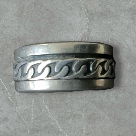 Spinner Ring 925 Silver UNISEX - Picture 1 of 4